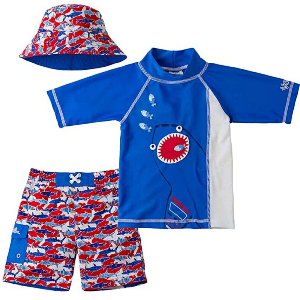 UPF 50+ Boys 3-Piece Swim Set